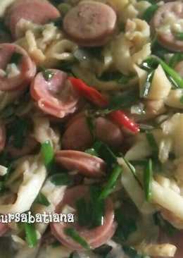 Tumis Jamur Tiram Sosis