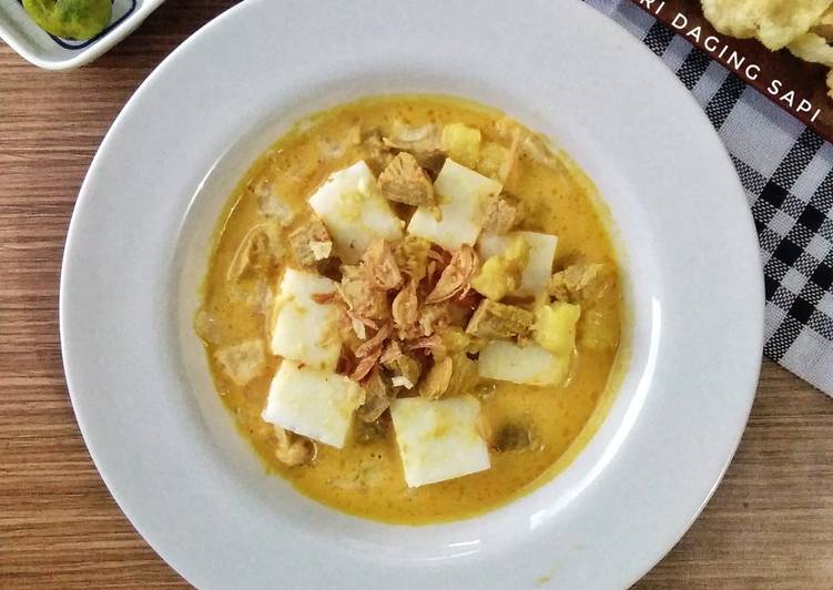 Resep Lontong Kari Daging Sapi oleh Nuraeni Ratnawardhani ...