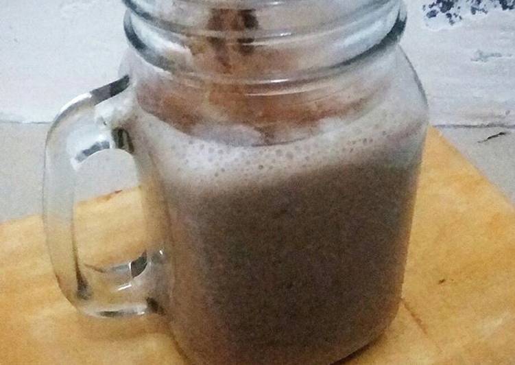 resep masakan Banana oats smoothie