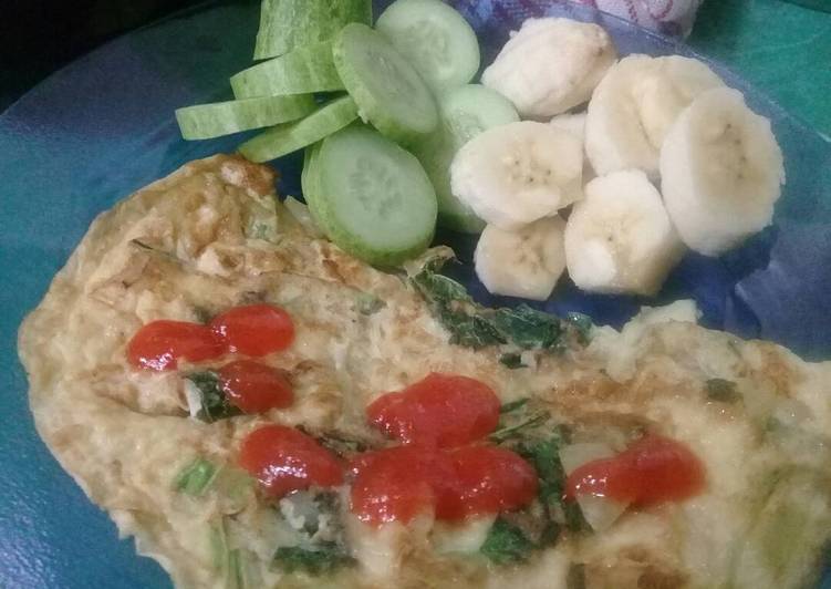 Resep Telur dadar (menu diet) - ??AmiMahadi