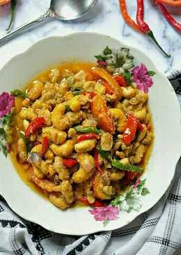 Telur ikan gabus sambel kuning