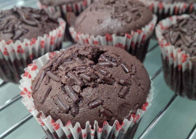 resep Cupcake coklat putih telur ala vietta ranie