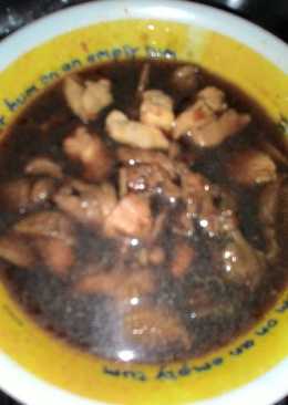 Ayam kecap (mie ayam)