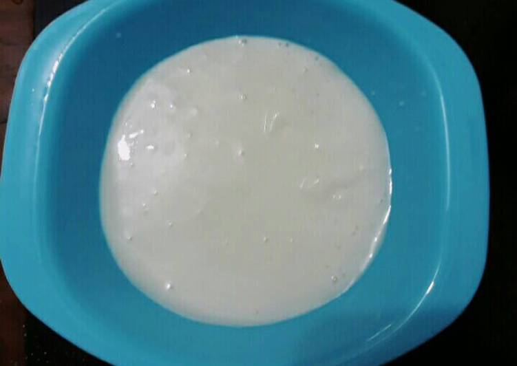 gambar untuk resep makanan Bubur susu mpasi 6m