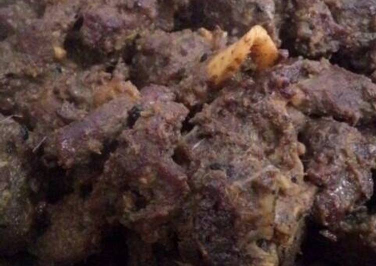 resep lengkap untuk Krengseng kambing mantap (rendang kw)