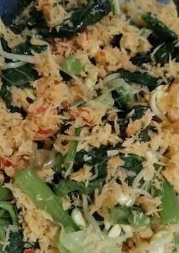 Urap bayam mak nyuss