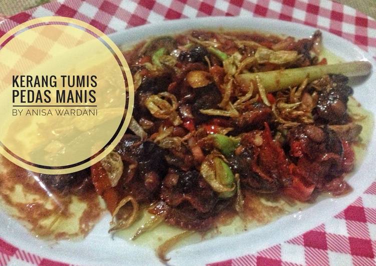 resep masakan Kerang Tumis Pedas Manis