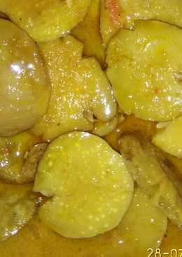 Semur jengkol pedas manis