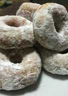 Donat "pupur" gula (tanpa kentang)