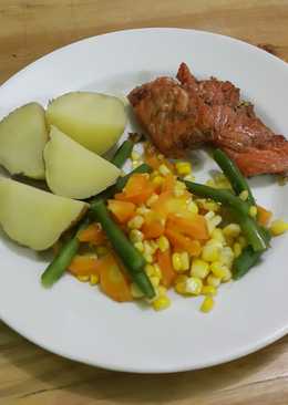 Grilled Salmon ala Dapu12