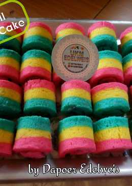 Rainbow cake mini