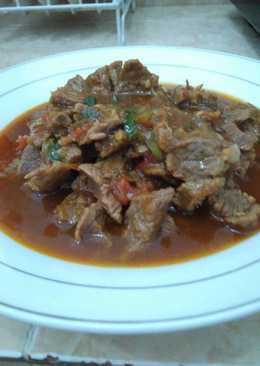 Sapi balado saus campur