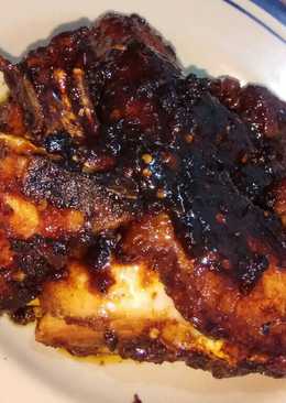 Ayam goreng saus madu