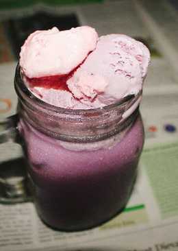 Taro Ice Cream Float