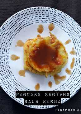 Pancake Kentang Saus Kurma