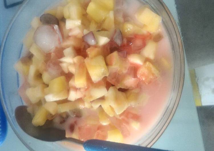 resep makanan Es Buah