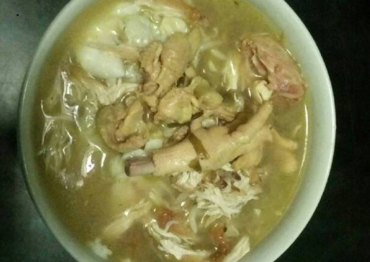 gambar untuk cara membuat Soto ayam lamongan asli