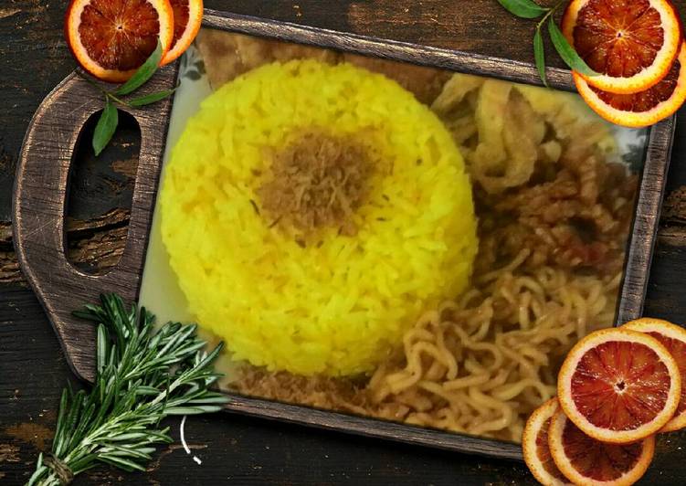resep Nasi Kuning Praktis (Rice Cooker)