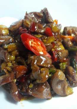 Hati ampela kecap pedas