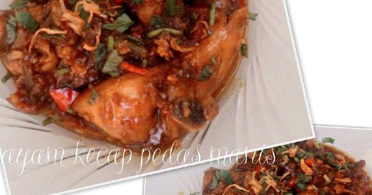 Resep Ayam kecap pedas manis ala Fifi triowulandari