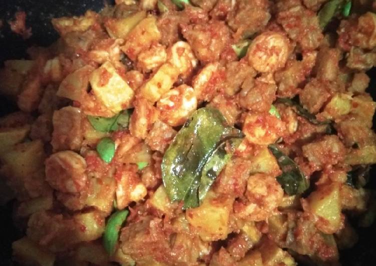  Resep  Balado Udang Pete Tempe mantul  oleh Aisha Ginting 