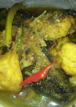 Lele goreng bumbu acar kuning+tahu