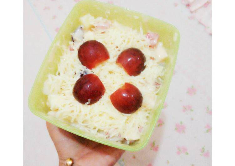 resep makanan Salad buah creamy