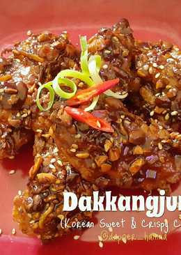 Dakkangjung (korean sweet & Crispy Chicken)
