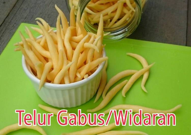 resep lengkap untuk Telur Gabus/Widaran renyah