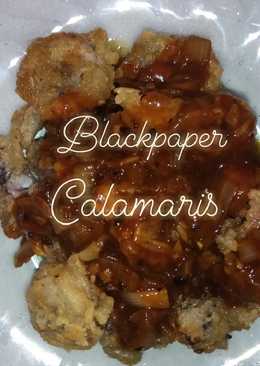 Blackpaper Calamaris / Cumi blackpaper