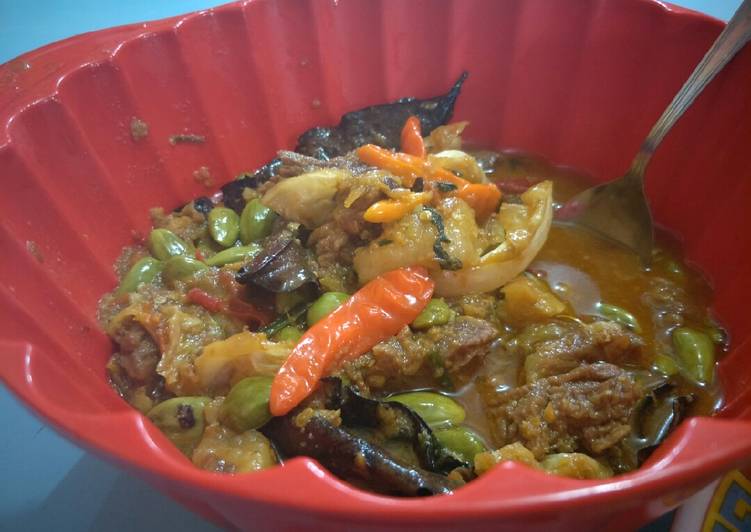 resep Tongseng sapi pete pedas