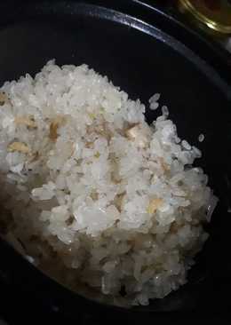 Nasi Liwet shirataki. Simple. Rice cooker