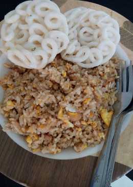 Nasi Goreng Telur Sosis Sederhana