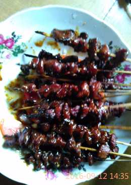 Sate kambing (tidak bau)