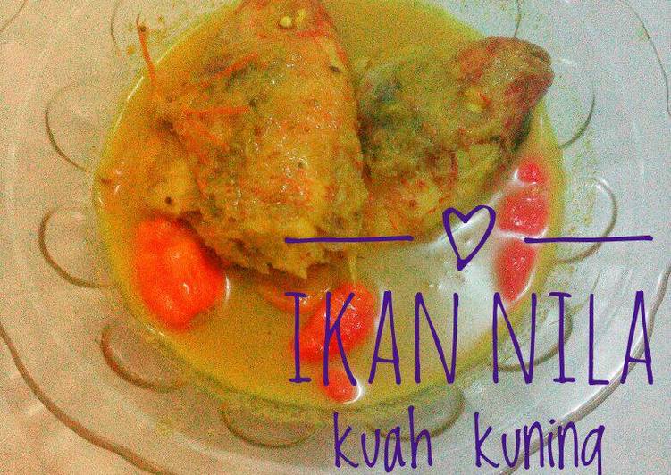 Resep Ikan Nila Kuah Kuning Kiriman dari Zee' hayati