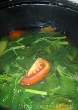 Sayur Bening Bayam #magicom