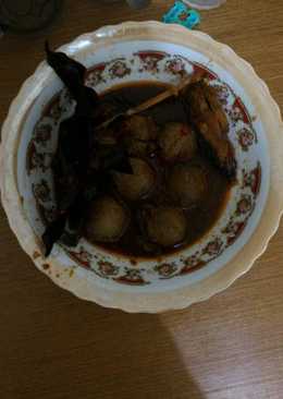 Semur ikan cue tongkol dan bakso