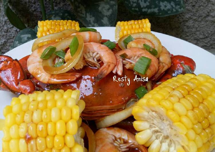 gambar untuk resep makanan Kepiting Saus Mentega