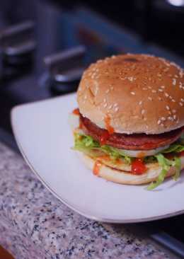 Burger Simple ala Rumahan