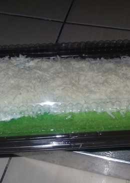 Brownies kukus pandan