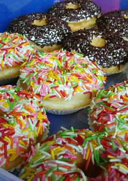 Donat Kampoeng Eggless Empuk (simple banget + irit banyak)