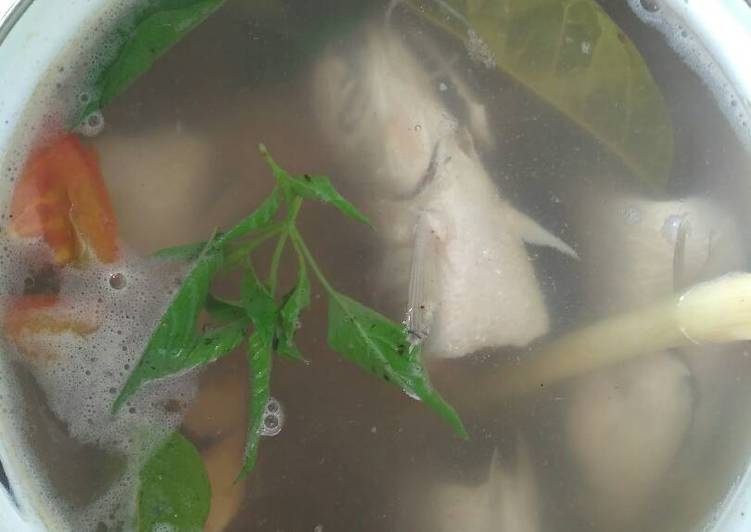 resep masakan Sup Ikan Bandeng (pereda radang dan flu)