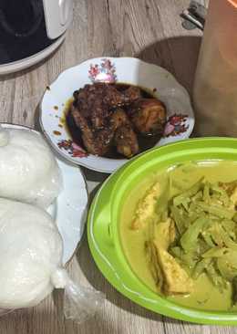 Lontong Sayur & Semur Ayam