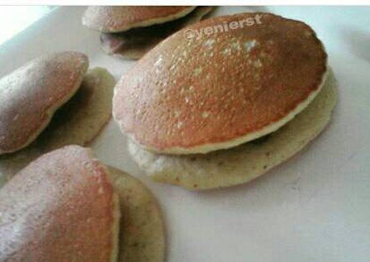 resep masakan Dorayaki. Aka. Pancake