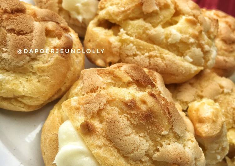 resep Japanese Choux Pastry (soes jepang)