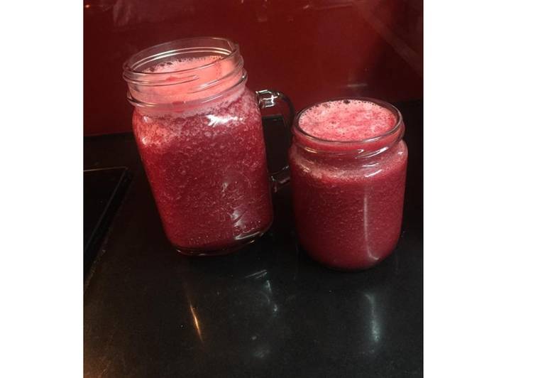 resep Diet Juice Beetroot Pear Carrot Lemon