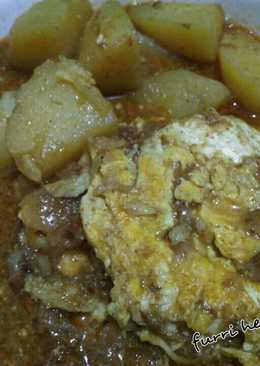 Rendang Telur Kentang Sederhana