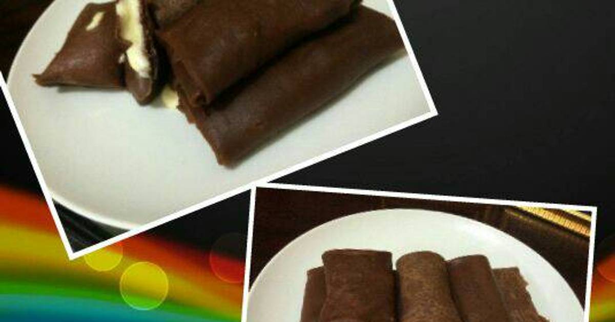 Resep Dadar Blackforest with creamy vla super yummy