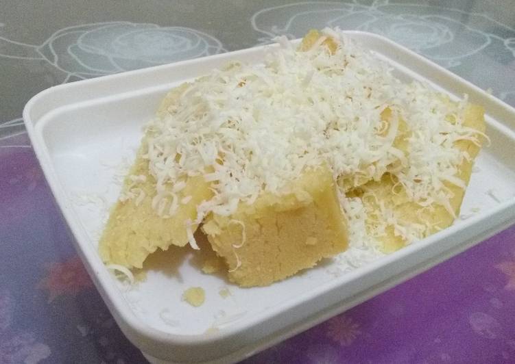 gambar untuk resep makanan Cake Tape Singkong Mandi Keju