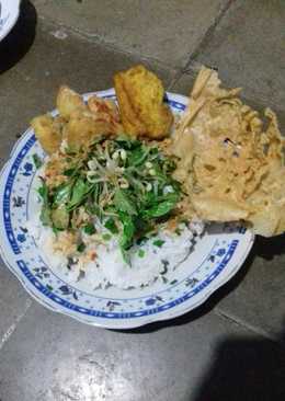 Nasi Pecel lalap kucai #bikin ramadhanberkesan